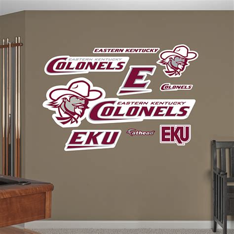 Eastern Kentucky Colonels Logo Wall Decal | Shop Fathead® for Eastern Kentucky Colonels Decor