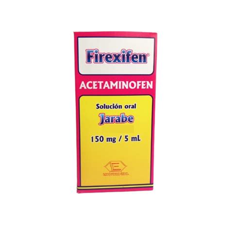 Firexifen Acetaminofén Jarabe Pediátrico 150mg 5ml X 60ml Labquifar