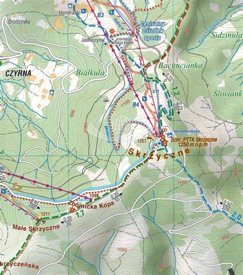 Beskid L Ski Tka Mapa Cyfrowa Do Garmin Compass