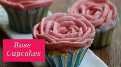 Rose Cupcakes How To Frost A Rose Cupcake Youtube