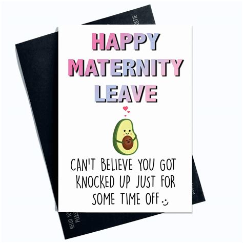 Maternity Leave Card