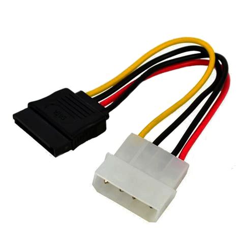 Pin Sata Female To Molex Ide Pin Male Power Adapter Extension