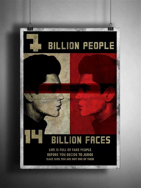 7 Billion People 14 Billion Faces On Behance