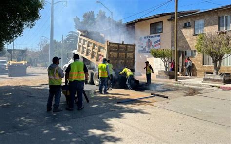 Inicia Sidurt Rehabilitaci N De Vialidades En Tecate Para Beneficio De