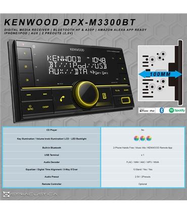 Dpx M Bt Kenwood Din Bluetooth