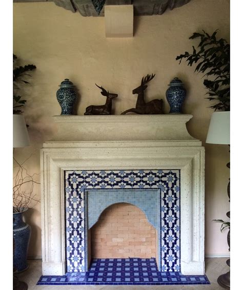 Moroccan Fireplace - Mission Tile West