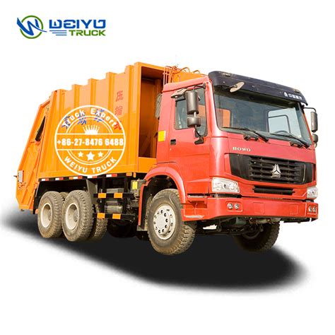 16 CBM 15Ton 10 Wheel Sinotruk HOWO Garbage Compactor Truck From China