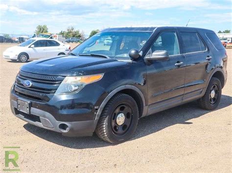 Ford Explorer Awd Police Interceptor Suv Roller Auctions