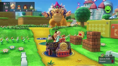 Mario Party Mushroom Park Bowser Vs Rosalina Daisy Spike