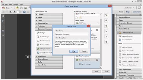 Adobe Acrobat XI Advanced Tutorial Creating Custom Actions YouTube