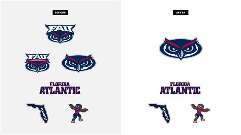 College Sports Logos On Twitter Last Month Florida Atlantic Owls