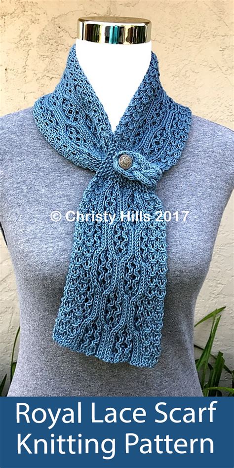 21 Keyhole Scarf Knitting Pattern SameahKullyn