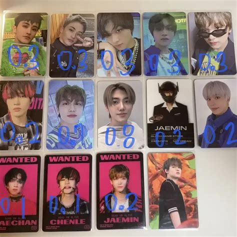 NCT Photo Card 천러 지성 마크 해찬 재민 on Bunjang Global Site