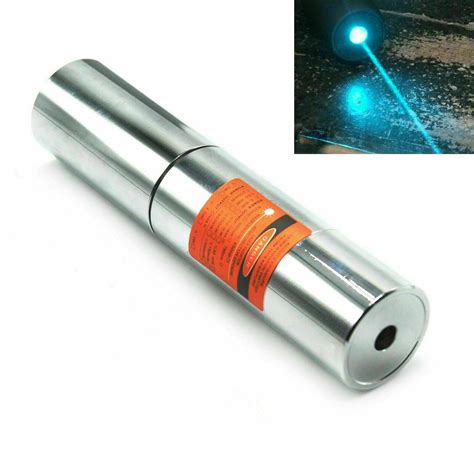 Nm Mw Focusable Cyan Blue Dot Laser Pointer Waterproof Lazer