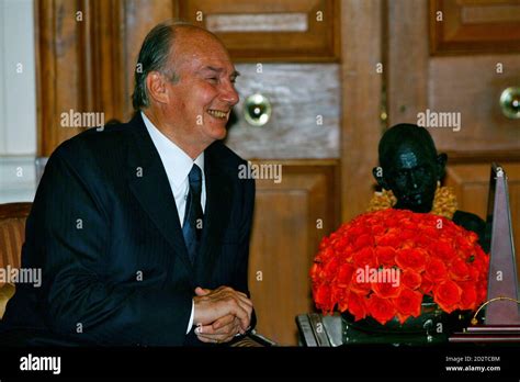 Aga Khan Spiritual Leader Of Ismaili Muslims Smiles During His