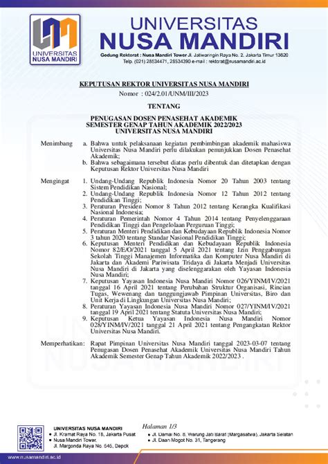 Repository Universitas Nusamandiri