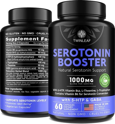 Amazon Natural Serotonin Supplement Made In USA 5HTP Serotonin