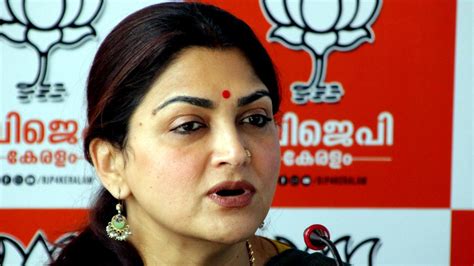 Actress BJP Member Khushbu Sundar Speaks Out About Hema Committee