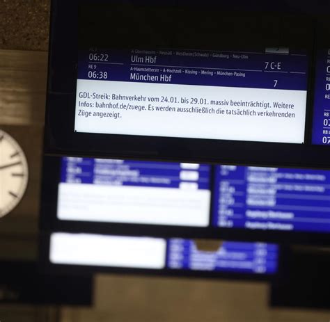 Weiterhin Einschr Nkungen Im Bahnverkehr Durch Gdl Streik Welt