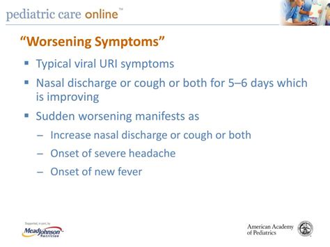 PPT - Diagnosis and Management of Acute Bacterial Sinusitis: 2013 AAP ...