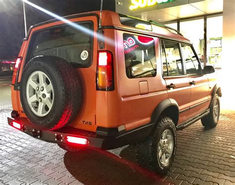 Land Rover Discovery D2 Rear Long Bumper With Led Lights