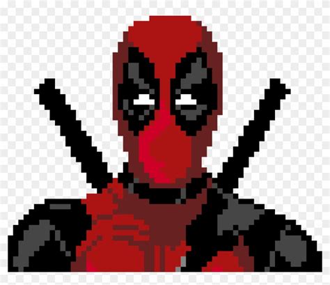 Deadpool - Pixel Art Deadpool, HD Png Download - 1200x980(#5935306 ...