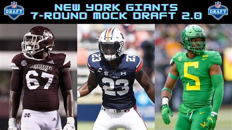 New York Giants Round Mock Draft Youtube