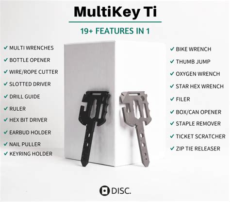 key shaped multitool packs   functions  familiar form factor