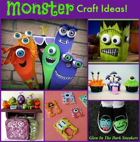 Cute Monster Craft Ideas!