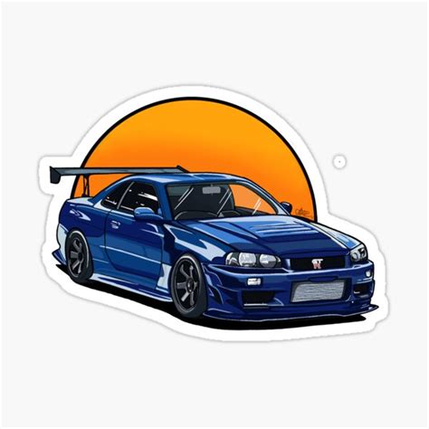 Skyline R Stickers Redbubble