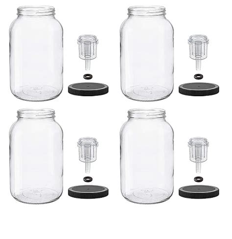 Amazon North Mountain Supply Gallon Glass Jar Wide Mouth With