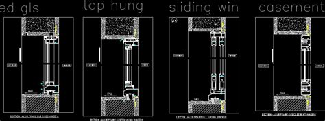 Aluminium Window Section Details