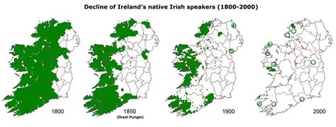 Irish Speakers In Ireland Vivid Maps