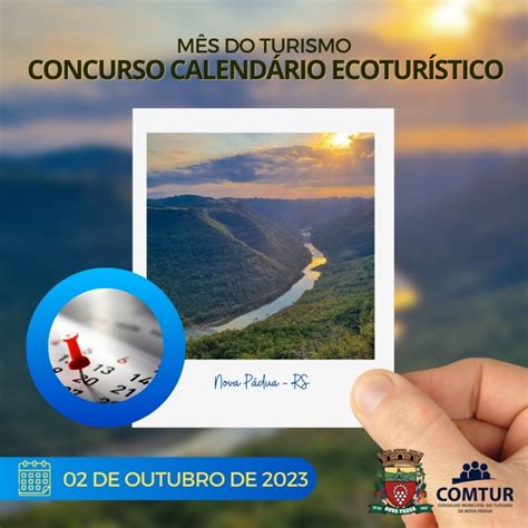 Concurso Calend Rio Ecotur Stico Lan Ado Em Nova P Dua