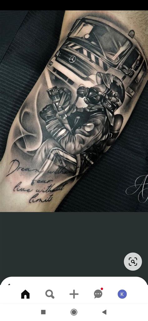 Pin Von Megs Life Auf Tattoo Maybe In 2023 Feuerwehr Tattoo