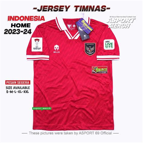 Jual Jersey Bola Timnas Indonesia Home New Soccer Jersey