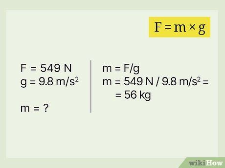 How To Calculate Weight From Mass: Formulas Examples, 60% OFF