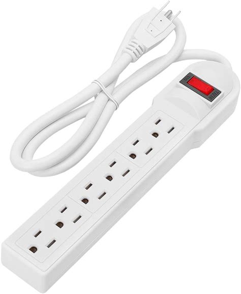 Amazon Cmple Outlet Surge Protector Power Strip With Ft Heavy