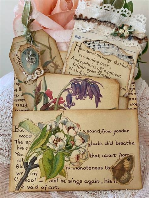 Edith Holden Ephemera Nature Journal Handmade Journal Etsy Handmade