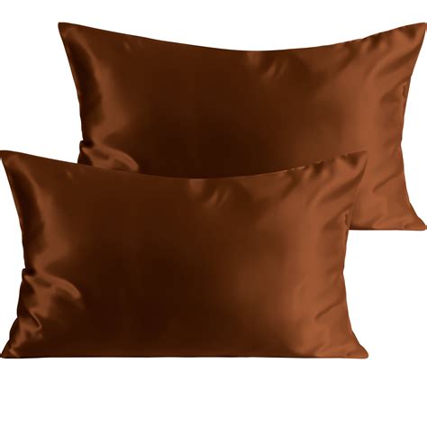 Organictune 2 Pack Silky Satin King Pillowcases For Hair And Skin Super Soft And Cooling Pillow