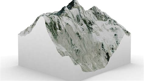 Mount Lhotse model - TurboSquid 1989618