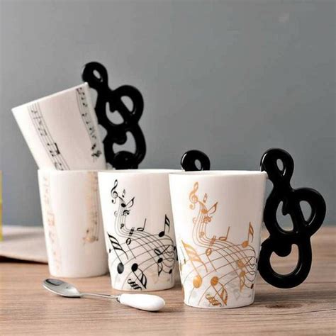 Jual Jual Gelas Cangkir Mug Cangkir Keramik Musik Bentuk Unik Piano