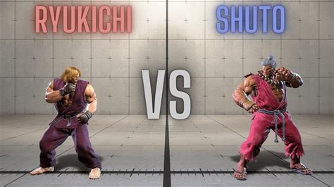 Sf Ryukichi Ken Vs Shuto Akuma High Level Matches Vs