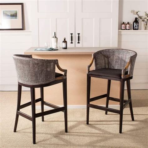 Safavieh Brown 28 Inch Bar Stool In 2020 Bar Furniture Bar Stools