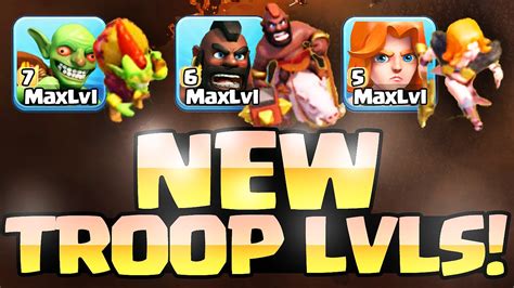 Clash Of Clans Update Sneak Peek ♦ New Troop Levels ♦ Coc ♦ Youtube