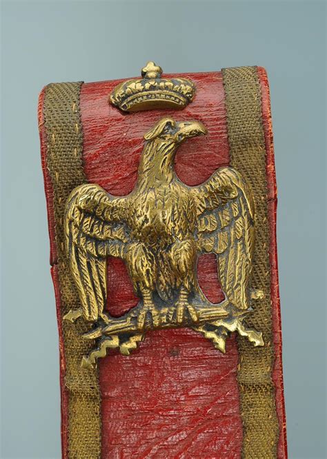 Ensemble Giberne Et Banderole Porte Mousqueton De La Garde Nationale