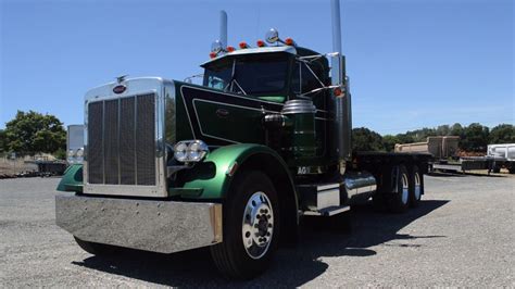 1985 Peterbilt Flatbed 3 Axle 359exhd Charter Trucks U10685 Youtube