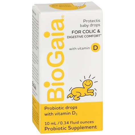 BioGaia Probiotic Drops With Vitamin D3 10mL MedaKi