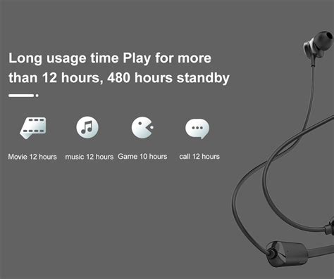 Lenovo He Wireless In Ear Neckband Headphones With In Built Mic