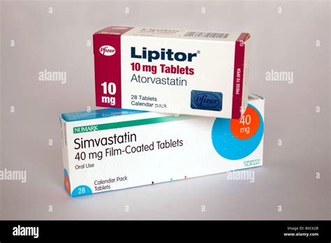 Atorvastatin (lipitor) and Simvastatin - examples of two statins used ...